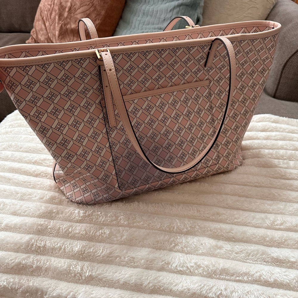 Tory Burch Blush Patterned Tote - image 2